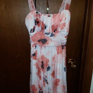 Watercolor Floral Dress